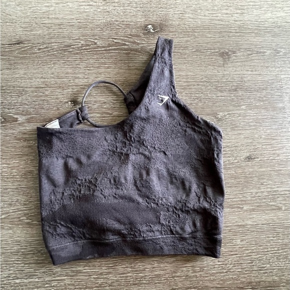 Gymshark Charcoal Textured Tank Top - Picture 1 of 4